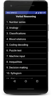 Reasoning android App screenshot 6